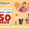 DEČIJA SREDA U ARENI DONOSI FILM, KOKICE I SOKIĆ ZA 350 DINARA